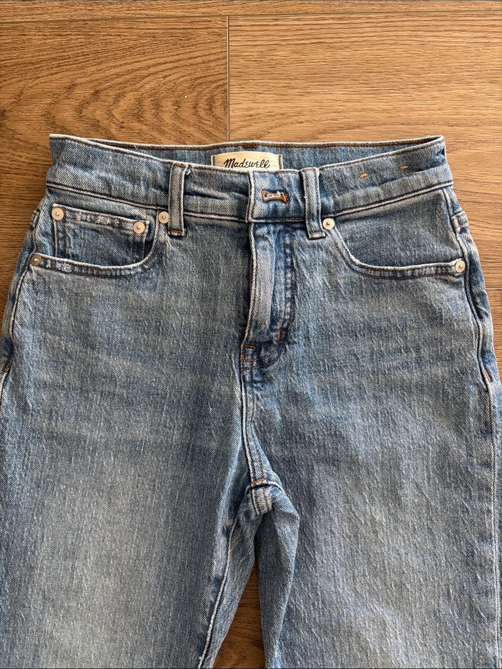 Madewell High-Rise 90s Straight Jeans - Light Blue Denim 24P